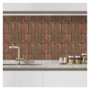 Rustic Copper Peel and Stick Wall Tiles for Kitchen Backsplash