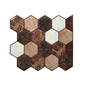 Marble Hexagon Peel and Stick Tiles