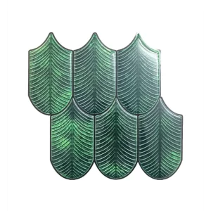 Emerald Green Peel And Stick Wall Tile | Kitchen Backsplash Self Adhesive Tiles For Home Décor