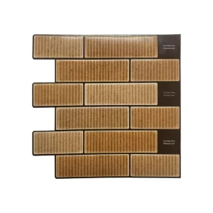 Orange Subway Peel and Stick Wall Tile | Kitchen Backsplash Tiles | Self Adhesive Tiles For Home Decor