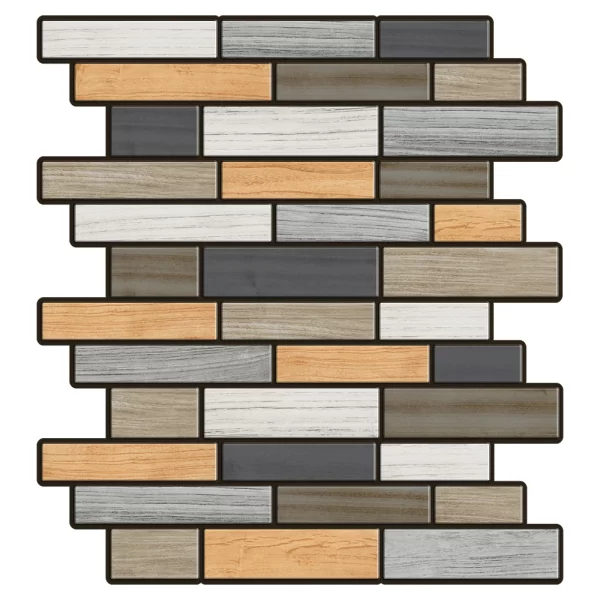 Long Stripe Peel and Stick Backsplash Tiles