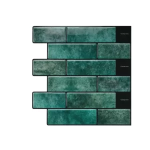 Green Peel and Stick Tiles | Peel and Stick Tiles for Backsplash