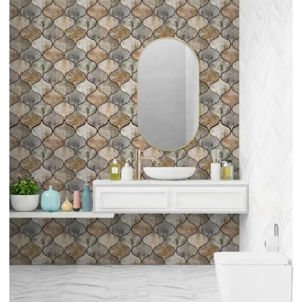 Brown Peel and Stick Wall Tiles