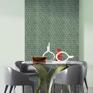 Olive Green Peel and Stick Backsplash Tiles