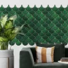 Emerald Green Peel and Stick Tiles