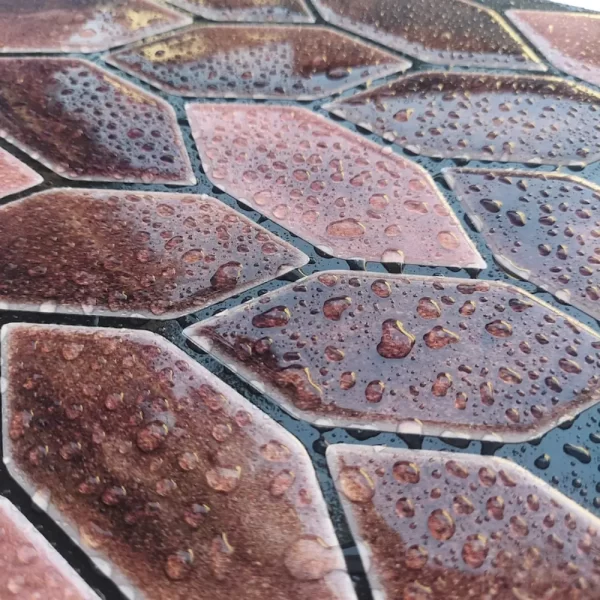 Rose Gold Peel And Stick Wall Tiles