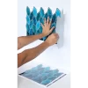 Emerald Blue Peel and Stick Wall Tile Sticker