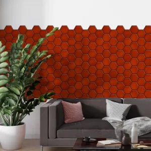 Red Peel and Stick Tile - Mosaicowall