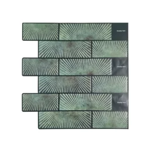 Sage Green Subway Peel and Stick Wall Tile | Kitchen Backsplash Tiles | Self Adhesive Tiles