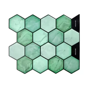 SAGE Green Peel And Stick Wall Tile | Kitchen Backsplash Tiles | Self Adhesive Tiles For Home Décor