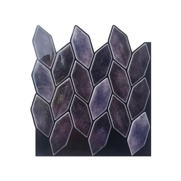 Olive Purple Peel and Stick Wall Tile
