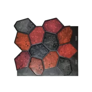 Red Peel and Stick Backsplash self Adhesive, 3D Wall PU Gel Vinyl Tiles for Home Decor