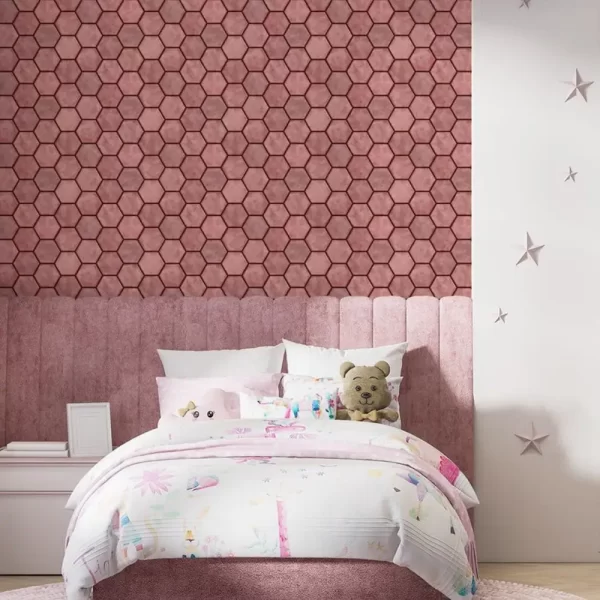 Pink Peel and Stick Backsplash Tiles