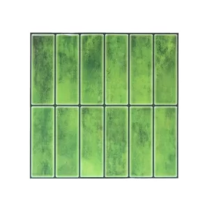 Green Kitchen Decor 3D Peel and Stick Backsplash Tiles