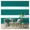 Teal Blue Chevron Peel And Stick Wall Tile for Home Décor