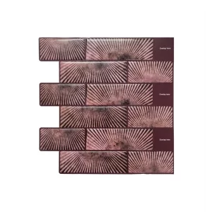 Rose Gold Peel and Stick Wall Tile | Kitchen Backsplash Tiles | Self Adhesive Tiles For Home Decor