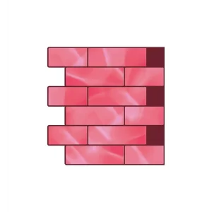 Pink kitchen backsplash | Subway vinyl tile | Peel and Stick Backsplash Self Adhesive Tile