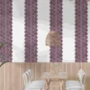 Purple Hexagon Kitchen Backsplash Peel And Stick Tile