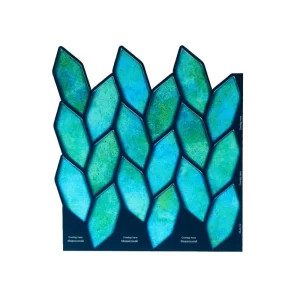 Peel and Stick Self Adhesive Removable Stick on Kitchen Backsplash 3D Wall Tiles