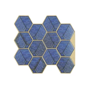 Royal Blue Hexagon Kitchen Backsplash Tiles | Peel and Stick Wall Tile