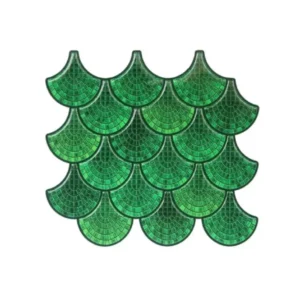 Fauxsaic Parakeet Green Peel And Stick Wall Tile | Kitchen Backsplash Tiles | Self Adhesive Tiles