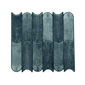 Deep Teal Peel and Stick Backsplash Tiles