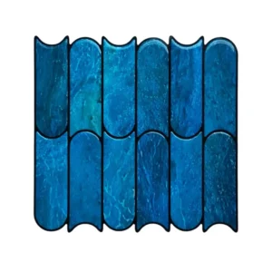 Navy Blue Capsule Peel and Stick Backsplash Tiles