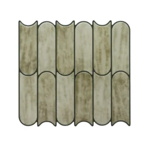 Sage Green Bullet Tile Peel and Stick Tile