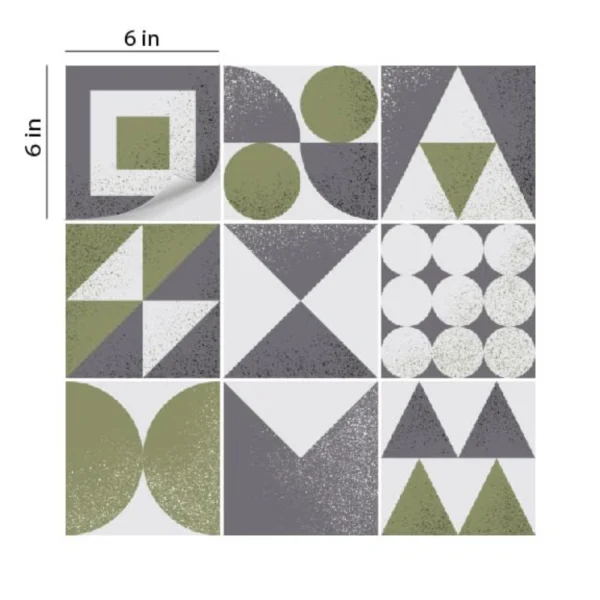 Adhesive Wall Decor For Kitchen With Stylish Tile Design