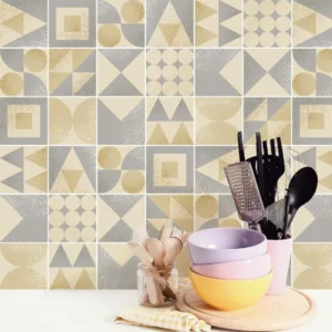 Tile Wallpaper For Kitchen Walls Stylish And Easy Install
