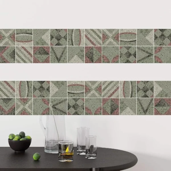 Textured Mosaic Wall Sticker For Stylish Home Wall Decor