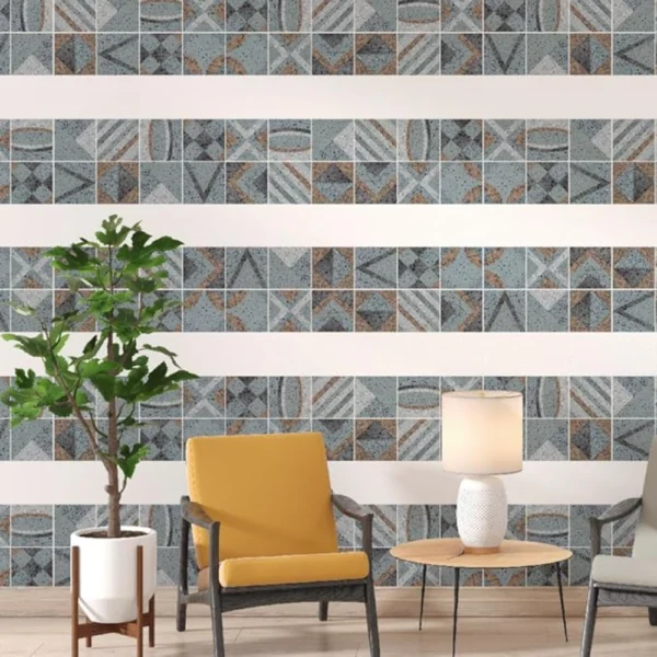 Custom Pattern Kitchen Tiles For Stylish Modern Kitchen Walls