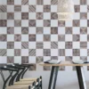 Metallic Finish Tile Stickers For Modern Kitchen Walls Decor