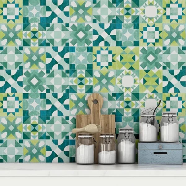 Adhesive Wall Tiles For Kitchen With Easy Modern Installation