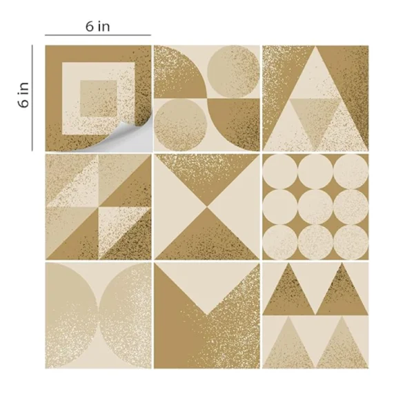 Kitchen Tile Stickers For Easy Wall Decor And Backsplash Use