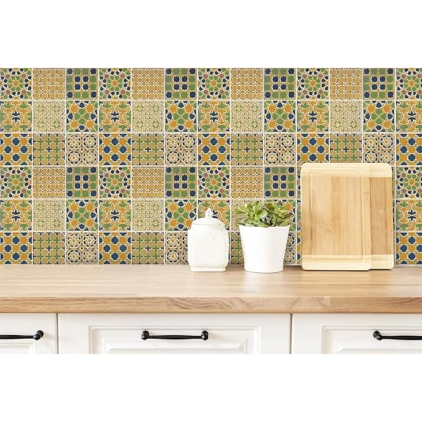 Stick On Tile Backsplash Peel And Stick Design