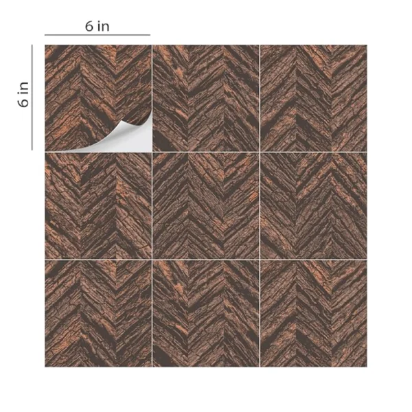 Adhesive Vinyl Wall Tile For Kitchen Backsplash Decor