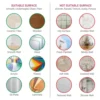Pastel Pink Kitchen Decor 3D Backsplash Tiles
