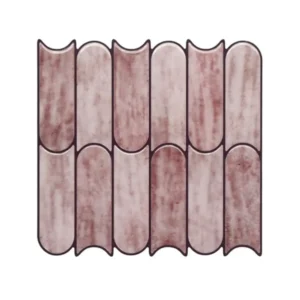3D Dusty Gold Peel & Stick Tiles | Easy DIY Adhesive Backsplash for Kitchen Walls