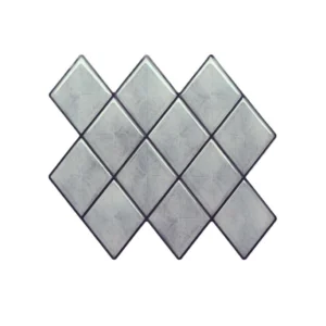 3D White Diamond Peel & Stick Tiles|Easy DIY Adhesive Backsplash for Kitchen Walls