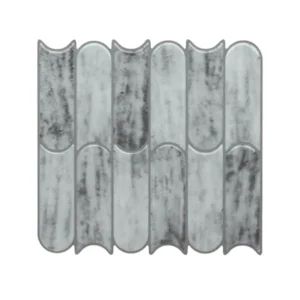 3D Grey Peel & Stick Tiles | Easy DIY Adhesive Backsplash for Kitchen Walls