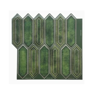 3D Olive GreenPeel & Stick Tiles|Easy DIY Adhesive Backsplash for Kitchen Walls