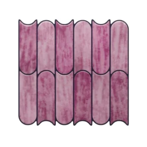 3D Flamingo Pink Peel & Stick Tiles | Easy DIY Adhesive Backsplash for Kitchen Walls