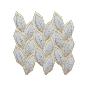 3D White Peel & Stick Tiles|Easy DIY Adhesive Backsplash for Kitchen Walls