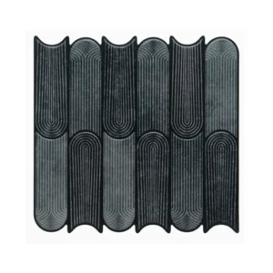 3D Midnight Black Peel & Stick Tiles|Easy DIY Adhesive Backsplash for Kitchen Walls