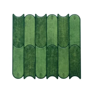 3D Green Peel & Stick Tiles|Easy DIY Adhesive Backsplash for Kitchen Walls