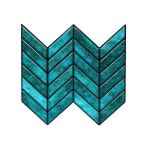 Peel and Stick Backsplash Self Adhesive Chevron Tile