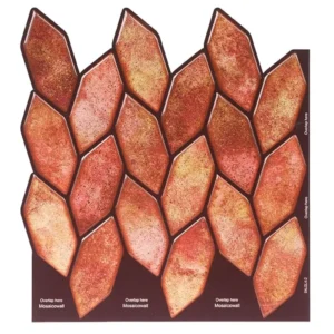 3D Peel & Stick Backsplash self Adhesive Tiles