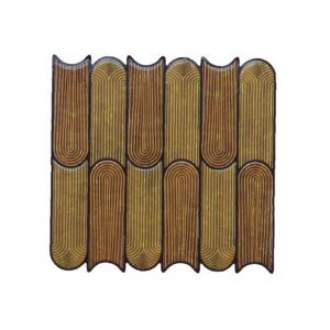 3D Golden Oak Peel & Stick Tiles