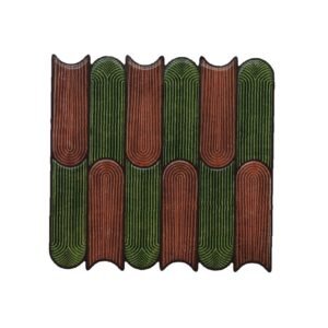 3D Olive Green Peel & Stick Tiles